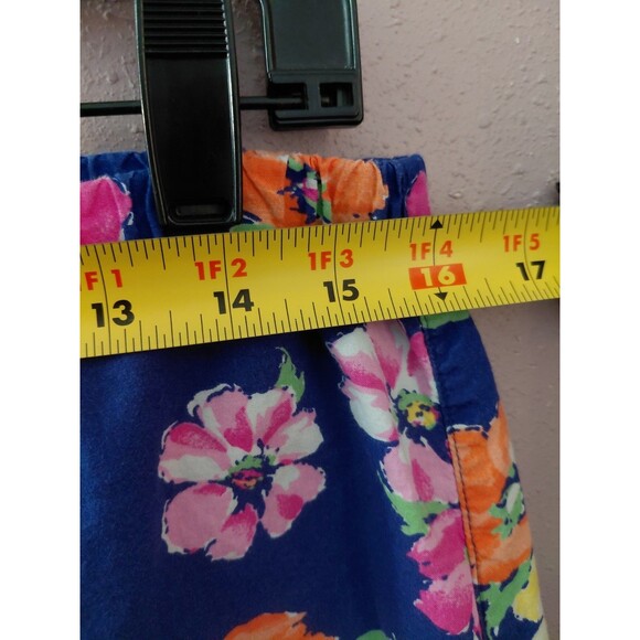 Lauren Ralph Lauren Women's Navy Floral Pajama Set Sz L Cottage Core Loungewear - Picture 12 of 16